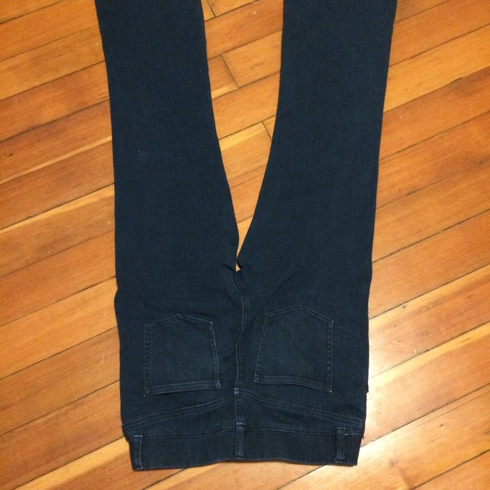 Betabrand Yoga Pants - Dark Indigo Jeans - petite small - Picture 2 of 4